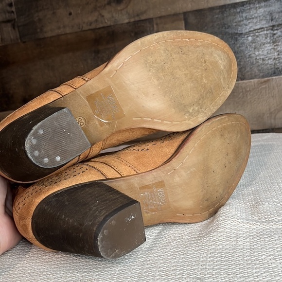 Verali Felix Ankle Caramel Laser Cut Ankle Boot Size 8 (EU 39) - Picture 4 of 7